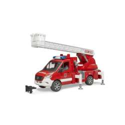 Mercedes Sprinter Straż pożarna z drabiną obrotową, pompą i modułem światło + dźwięk 02673 BRUDER (BR-02673)