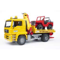 MAN TGA pomoc drogowa z jeepem 02750 BRUDER (BR-02750) - 1