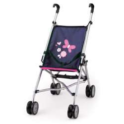 PROMO Bayer Wózek spacerówka dla lalki Buggy różowo-niebieski (30113AA) - 1