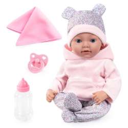 Bayer Lalka Reborn Baby 38cm z akcesoriami (93827AD) - 1