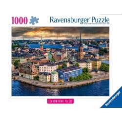 Puzzle 1000 Skandynawskie miasto widok - 1