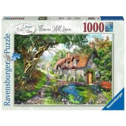Puzzle 1000 Droga wśród wzgórza kwiatów - 1