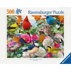 Puzzle 2D 500 Ptaki ogrodowe - 1