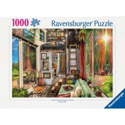 Puzzle 1000 Domek w lesie - 1