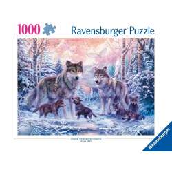 Puzzle 1000 Śnieżne wilki - 1