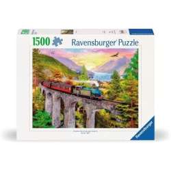 Puzzle 1500 Jesienna przejażdżka pociągiem - 1