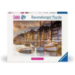 Puzzle 500 Zachód Słońca w Kopenhadze - 1