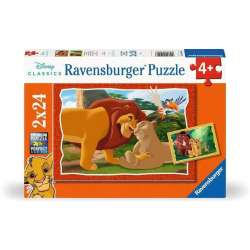 Puzzle 2x24 Król lew - 1