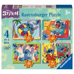 Puzzle dla dzieci 2D 4w1 Disney Stitch (GXP-908391)