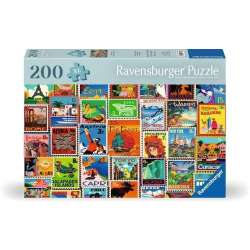 Puzzle XL 200 Znaczki pocztowe - 1