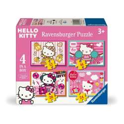 Puzzle dla dzieci 2D: Hello Kitty 4w1