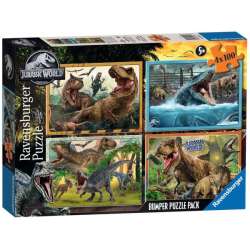 PROMO Puzzle 4x100el Jurassic World Bumper pack 056194 Ravensburger (RAP 056194) - 1