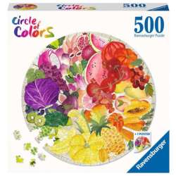 PROMO Puzzle 500el koło Circle of Colors Paleta kolorów Owoce i warzywa 171699 RAVENSBURGER (RAP 171699)