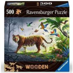 Puzzle drewniane 500 Tygrys - 1