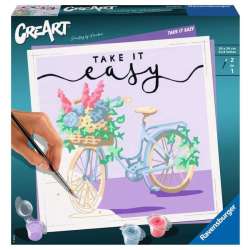 PROMO Malowanka CreArt dla dzieci: Take it easy RAVENSBURGER malowanie po numerach (200993)