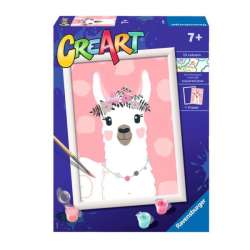 Malowanka CreArt dla dzieci: Lama RAVENSBURGER malowanie po numerach (289349) - 1