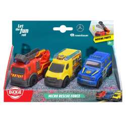 SOS Micro pojazdy ratunkowe 9cm, 3 rodzaje DICKIE TOYS (203712029) - 1