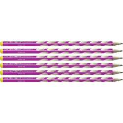 Ołówek EasyGraph S HB LR róż (6szt) STABILO