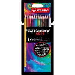 Kredki akwarelowe Aquacolor 12 kolorów STABILO