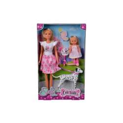 Lalka Steffi i Evi na spacerze z psem Simba (105733605) - 1