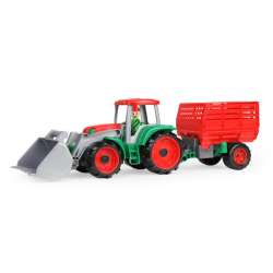 LENA TRUXX Traktor z łyżką i przyczepą 53cm 04428 (5-04428) - 1