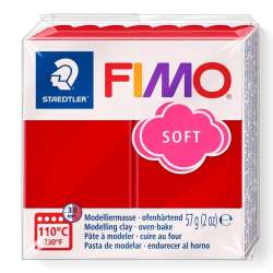 Masa termoutwardzalna Fimo 57g czerwień świąteczna - 1
