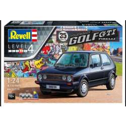 Zestaw upominkowy 35 Years VW Golf1 samochód 1:24 05694 Revell + 6 farbek, pędzelek, klej (REV-05694)