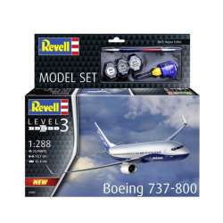Model samolotu do sklejania Revell 63809 1:288 BOEING 737-800 Zestaw (REV-63809) - 1