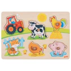 Puzzle z uchwytami Na farmie - 1