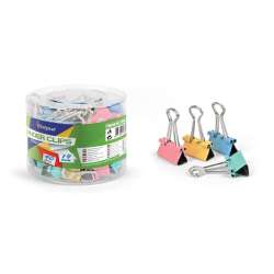 Klipy biurowe 19mm kolorowe pastel 40szt - 1