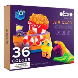PROMO Zestaw lekkiej ciastoliny AIR CLAY 36 kolorów 70149 (OKT6181)