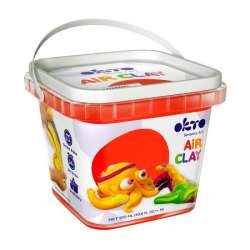 Zestaw lekkiej powietrznej ciastoliny czerwony 910ml 20009 Okto (OKT8260)