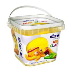 Zestaw lekkiej powietrznej ciastoliny żółty 910ml 20010 Okto (OKT8277) - 1