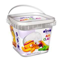 Zestaw lekkiej powietrznej ciastoliny biały 910ml 20012 Okto (OKT8291) - 1