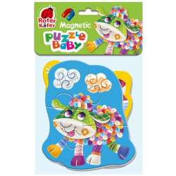 Miękkie magnetyczne puzzle Owca i Świnka (RK5020-02) - 1