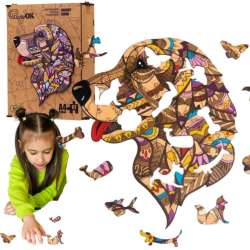 Puzzle drewniane eko 67 Wierny Sirko PuzA4-01742 (PE7426) - 1