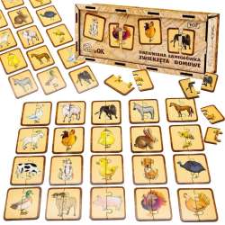 Puzzle drewniane łamigłówka zwierzęta domowe Puz-37351 (PE5115) - 1