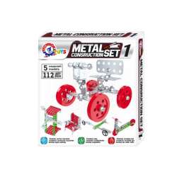Klocki konstrukcyjne metalowe zestaw 1 Designer metal 112el 6399 TechnoK p10 (TEH6399) - 1
