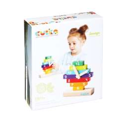 PROMO Drewniany zegar 14354 Cubika (LE4354) - 1