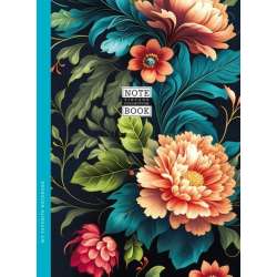 Notatnik ozdobny 143x200/64K kratka TW Flora FRESH