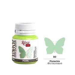 Farba akrylowa perłowa pistachio 80 20ml - 1
