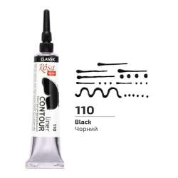 Farba aktylowa konturowa universal black 20ml