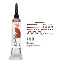 Farba aktylowa konturowa universal brown 20ml - 1