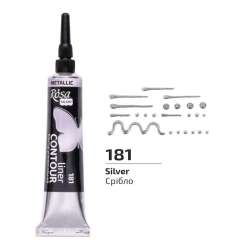 Farba aktylowa konturowa universal silver 20ml - 1