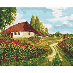 Malowanie po numerach - Ukraińskimi drogami 40x50 - 1