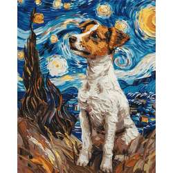 Malowanie po numerach - Jack Russell 40x50cm - 1