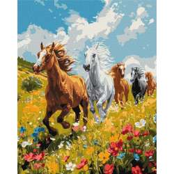 Malowanie po numerach - Polowa harmonia 40x50cm - 1