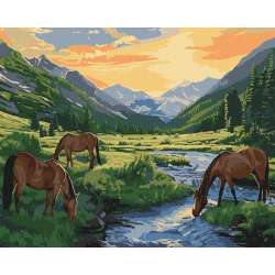 Malowanie po numerach - Przedświt 40x50cm - 1