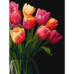 Malowanie po numerach - Zapach tulipanów 30x40cm - 1