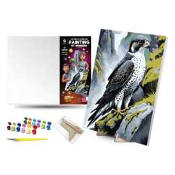Malowanie po numerach - Wędrowiec na skale 40x50cm QB900-036 (QB2753)